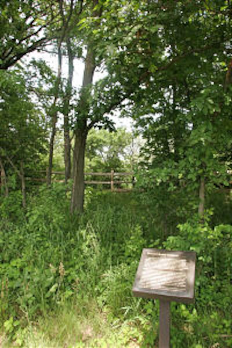 A pristine nature park, including burial ground, marks handcart embarkation point.