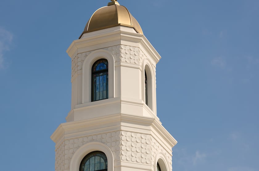 The Torreón Mexico Temple's domed cupola.