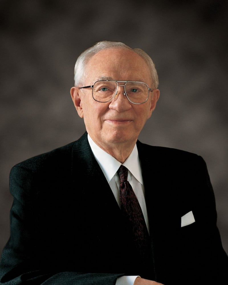 A portrait President Gordon B. Hinckley