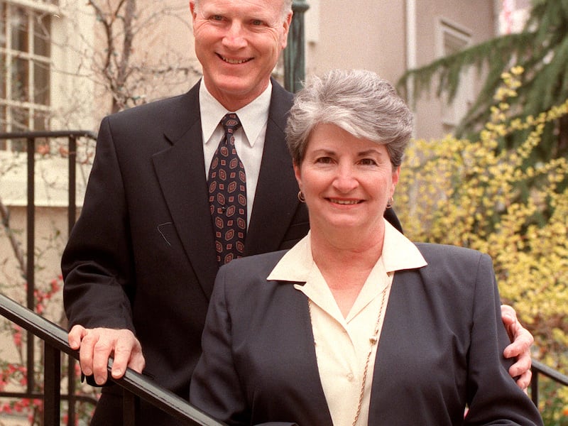 Elder H. Bruce Stucki and his wife, Sister Cheryl Stucki, in 1999.