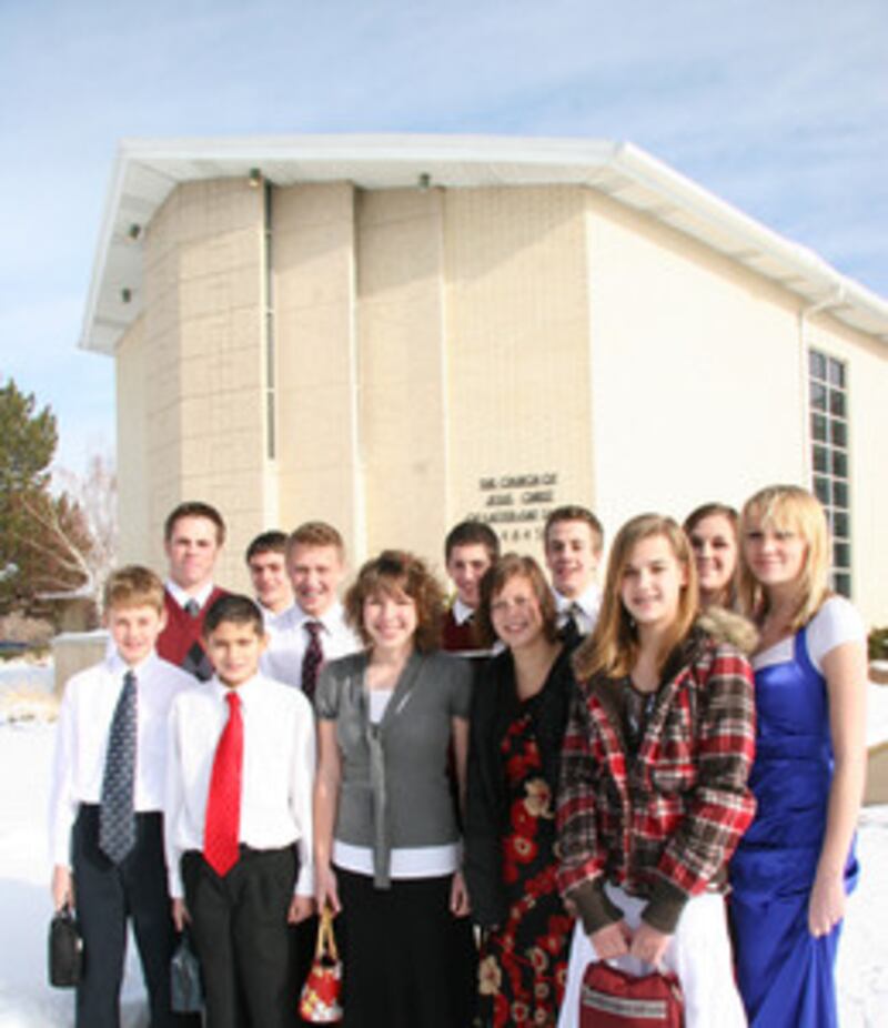 Youth from the River View Ward, Taylorsville Utah Stake, are representative of the hundreds of thous
