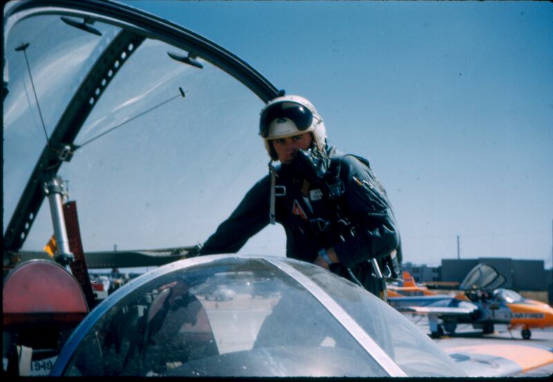 Elder Dieter F. Uchtdorf as a young fighter pilot in the United States.