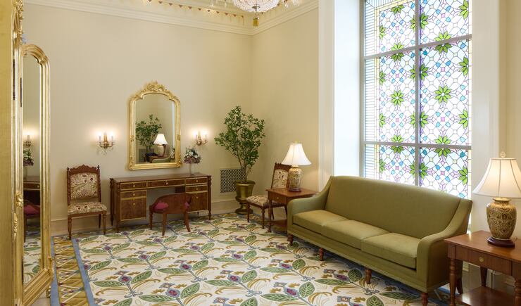 The bride's room in the Bacolod Philippines Temple.