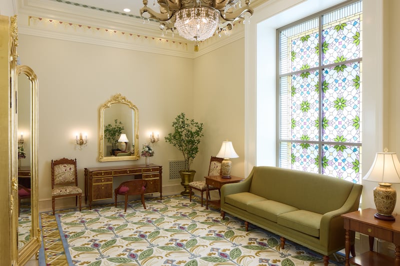 The bride's room in the Bacolod Philippines Temple.