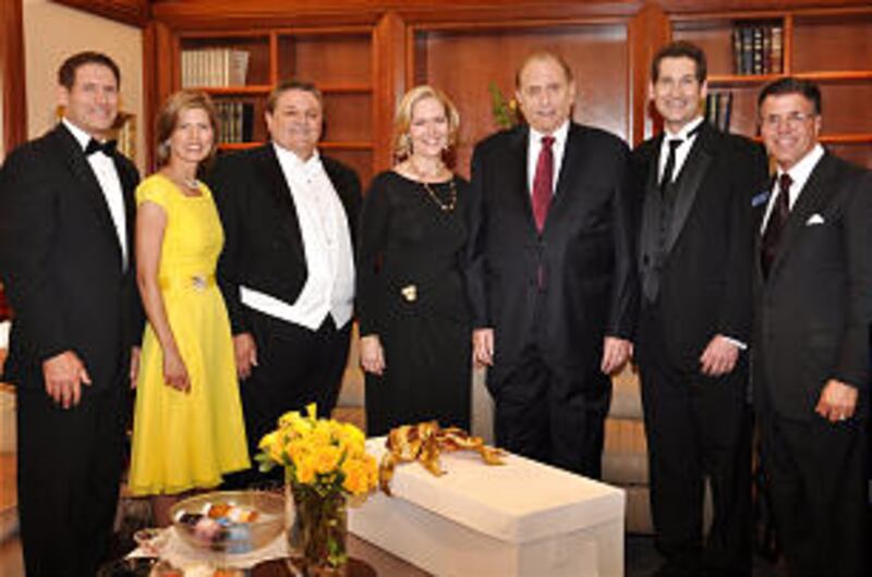 Guest stars at Pres. Monson's 85th birthday celebration.