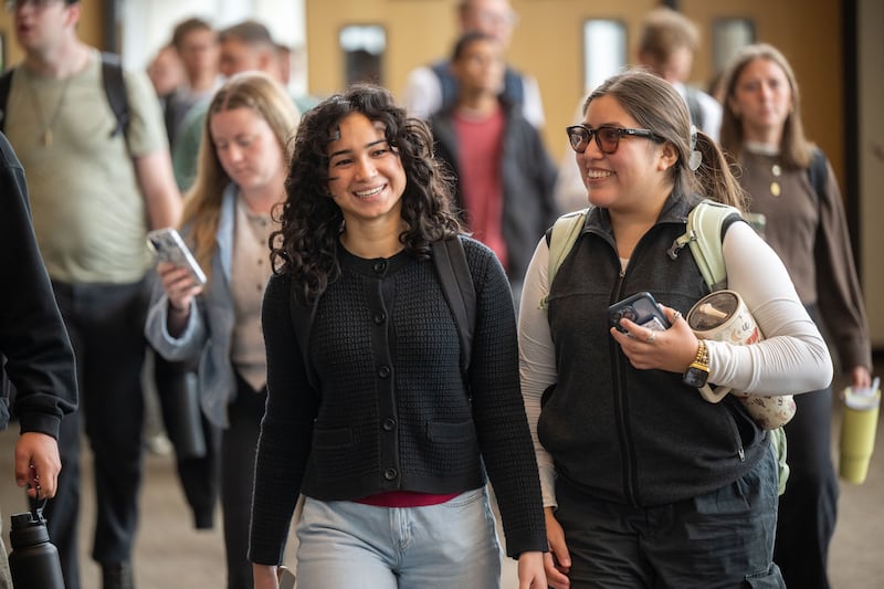 BYU–Idaho students gather in the I–Center in Rexburg, Idaho, to listen to remarks by Elder James O. Fantone, a General Authority Seventy, on Tuesday, Sept. 22, 2026.