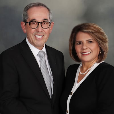 Glendon Lyons, left, and Guadalupe Ochoa de Lyons will serve as president and matron of the new Querétaro Mexico Temple when it is dedicated.