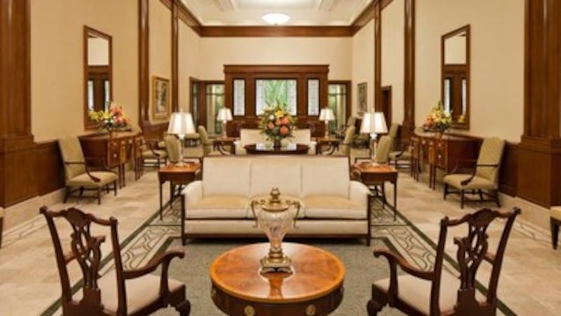 Waiting room in the Atlanta Georgia Temple.