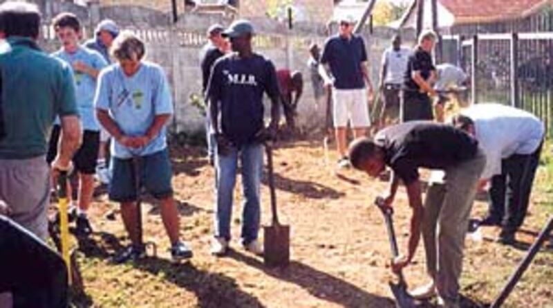 Members in the 10 stakes commemorated anniversary by organizing 150 service projects such as plantin