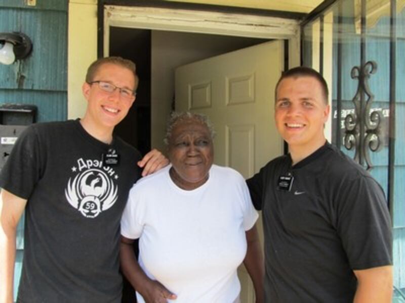 Ms. Collins and the elders.