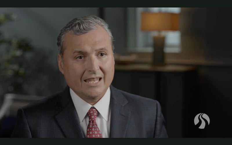 Elder Pedro X. Larreal, a General Authority Seventy, speaks during a BYU–Pathway Worldwide devotional broadcast on Friday, Oct. 2, 2026.