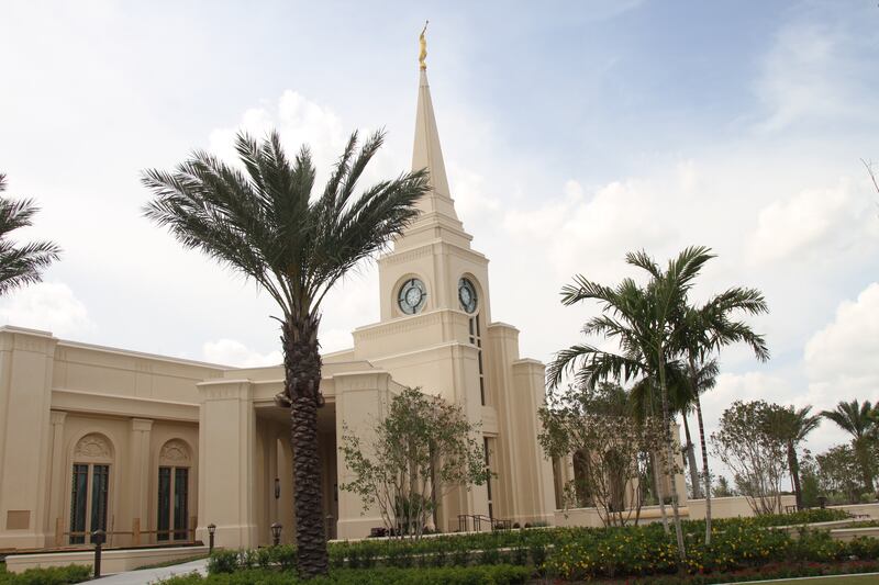 The Fort Lauderdale Florida Temple was dedicated on May 4, 2014.