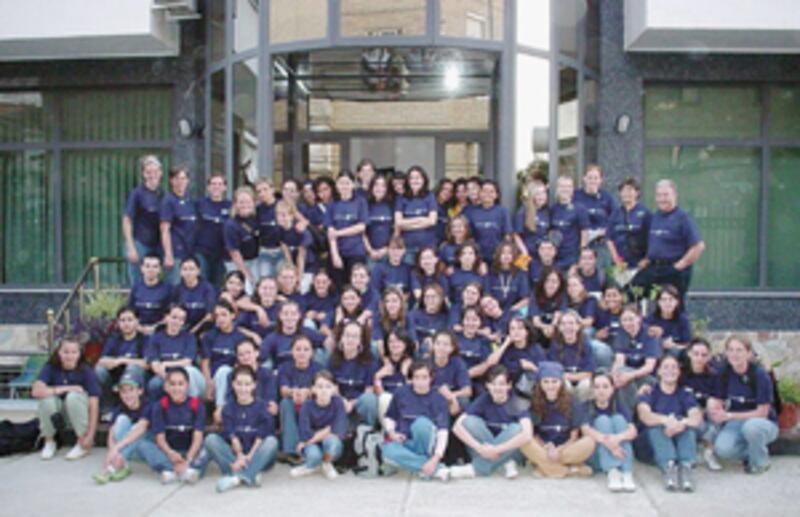 Young Women camp in Albania.