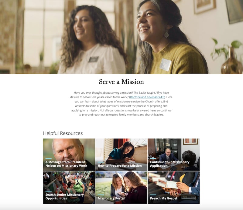 New website for prospective missionaries, families, leaders – Church News