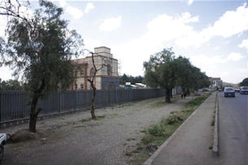 The new meetinghouse in Debre Zeit, Ethiopia, is located on located on Debre Zeit Highway (H4).