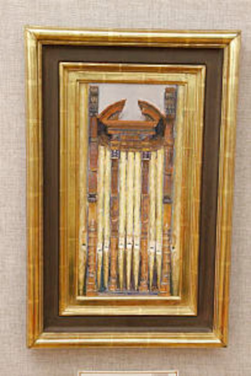 Presentation of paintings of Salt Lake Tabernacle Organ done by Fred D. Howard.