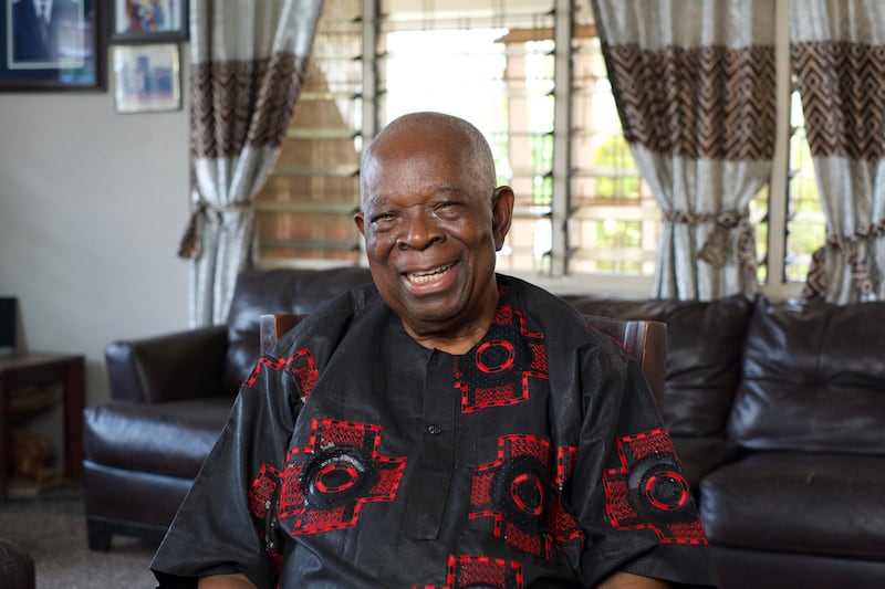 Emmanuel A. Kissi, who served as acting president of the Ghana Accra Mission from 1989 to 1991 during "The Freeze," is interviewed for a documentary series.