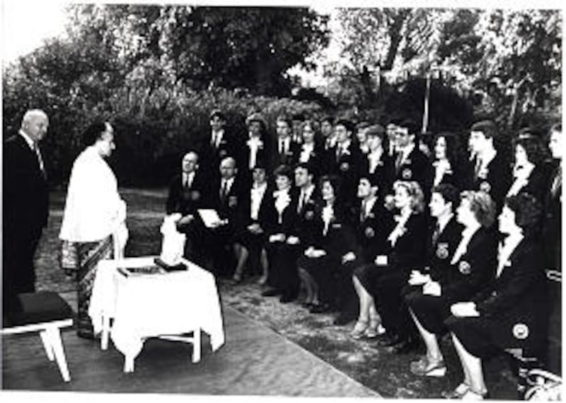 One of the historic highlights of international tours was in 1982. In a photo from that tour, Prime