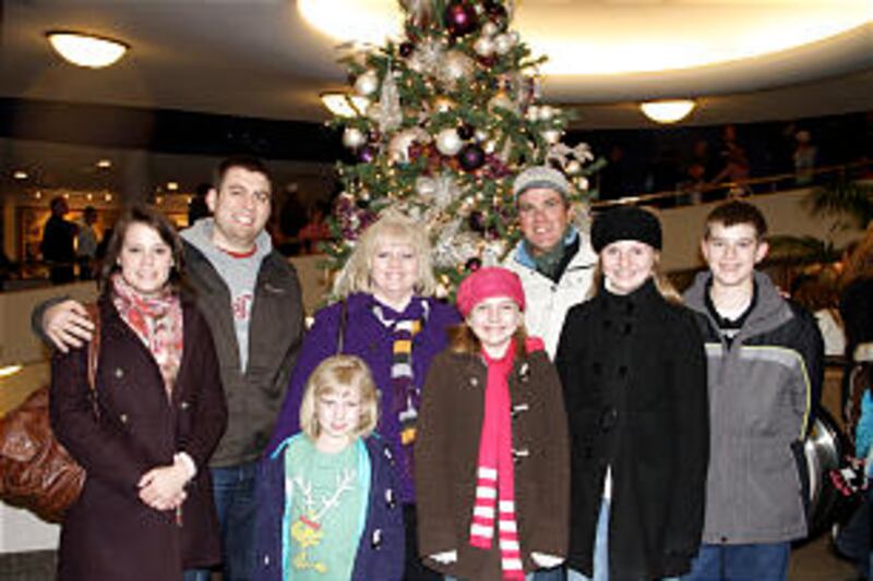 Megan Sweeney and Ryan Dixon (Bret and Julie's nephew); Bret and Julie Dixon and family Savanna, 14,