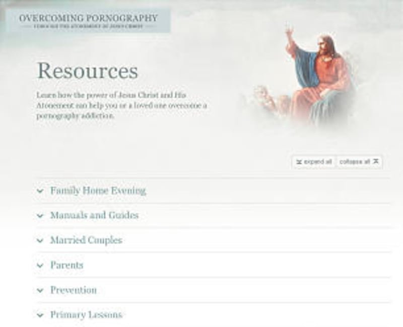 A variety of resources exist on the overcoming pornography website.