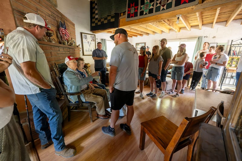 President Dallin H. Oaks is the great-grandson of Abinadi and Hannah Seely Olsen, whose family gathered at Joe's Valley for their biennial family reunion on Saturday, July 4, 2026.