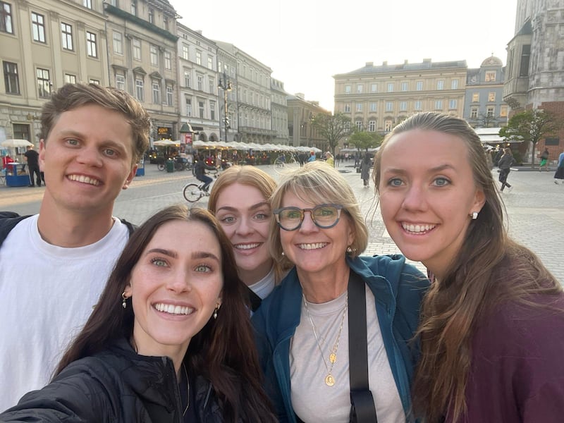 A group of BYU students and professors traveled to Poland in May 2023 to serve in a center for Ukrainian refugees.