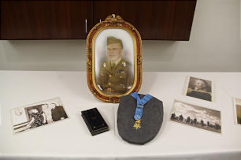 Medal of Honor given posthumously to Leonard Brostrom, an LDS soldier in World War II, is donated th