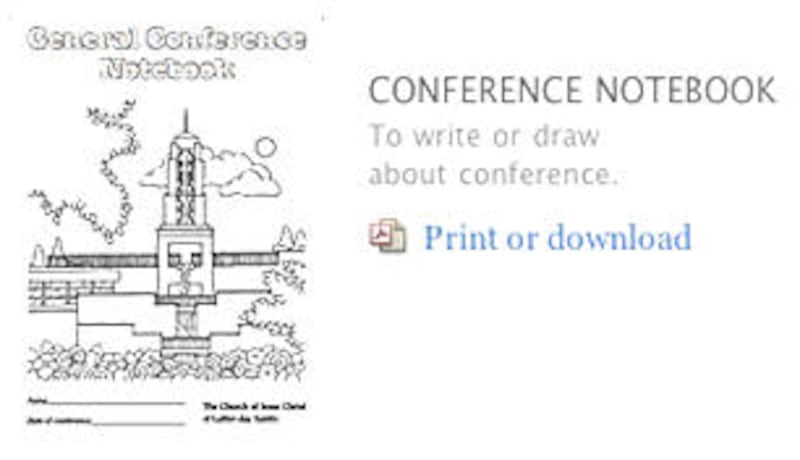 Main Web page links to an assortment of conference-related games and activities.