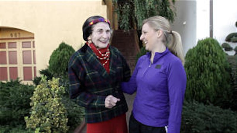 Betty Crowley and Rachael Crane visit. Sisters are invited during 2012 to participate in activities