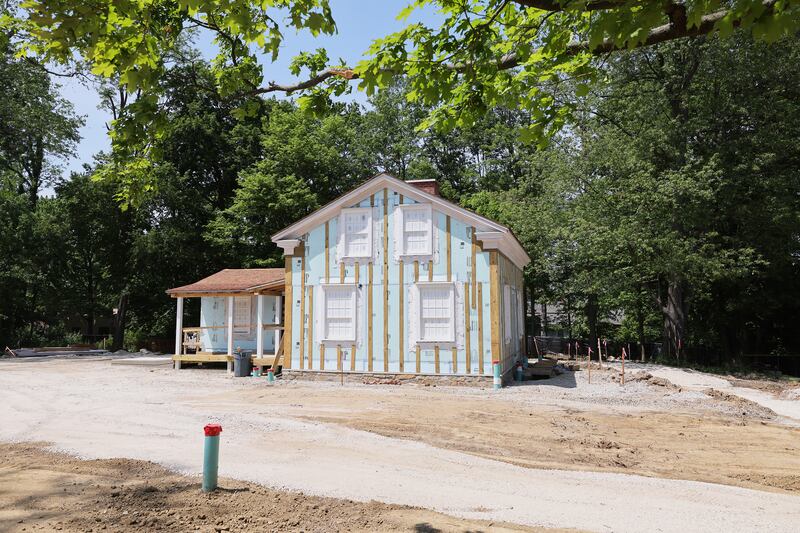 The re-created Joseph and Emma Smlth home in Kirtland Ohio on Friday, June 2, 2023.
