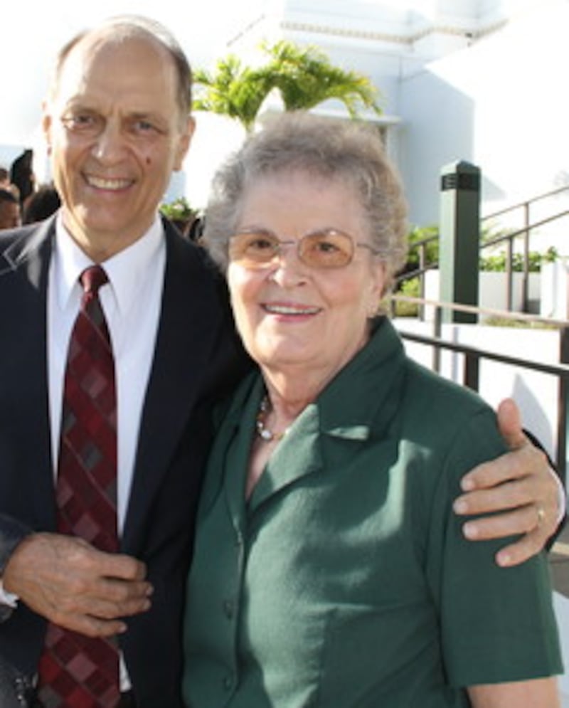 Eric B. Shumway, former president of BYU-Hawaii, and his wife, Sister Carolyn Shumway, say the aloha