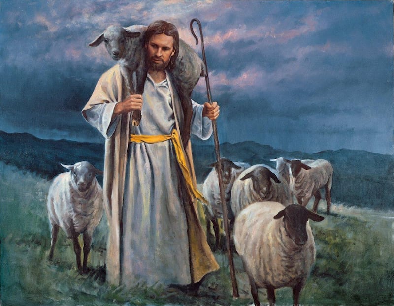 "Good Shepherd" is by Del Parsons.