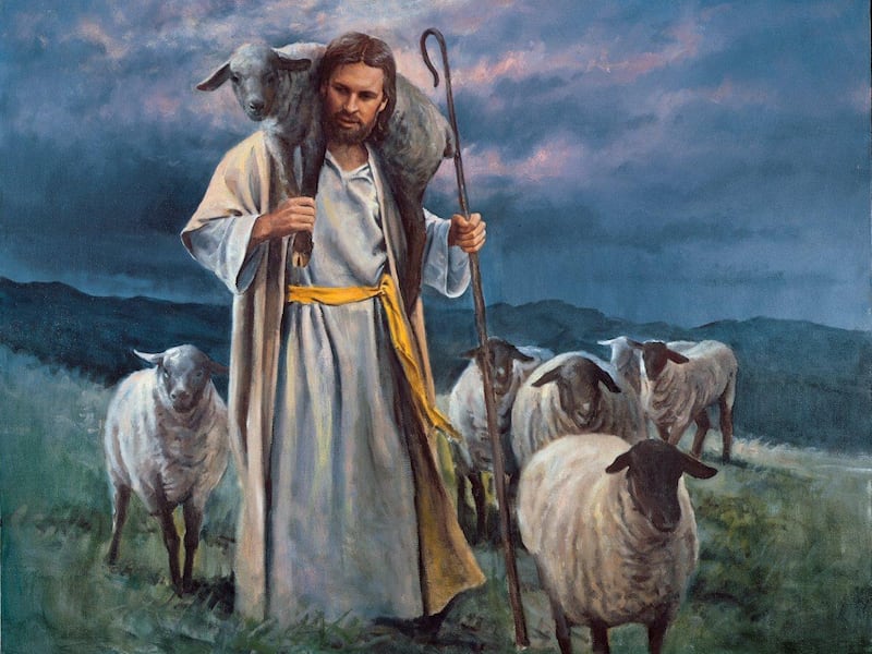 "Good Shepherd" is by Del Parsons.