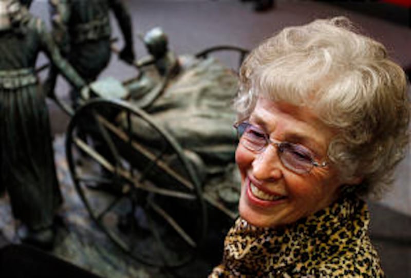 CHURCH NEWS
Maria Knaphus James, daughter of Torleif S. Knaphus, famous Mormon sculptor noted for hi