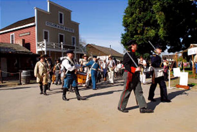 Parade and day activities as part of the annual Mormon Battalion Commemoration held in San Diego's O