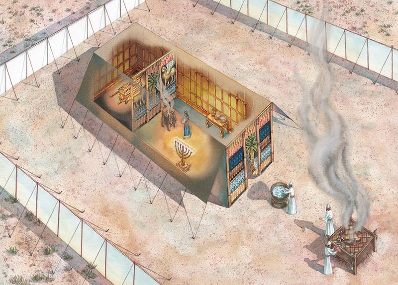 “The Ancient Tabernacle” is by Bradley Clark.