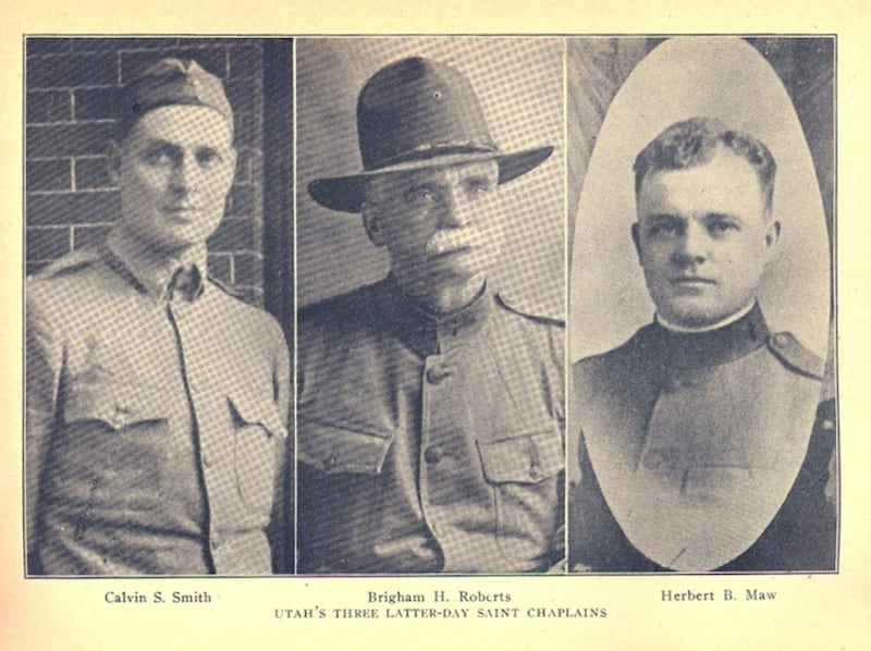 The Church’s three army chaplains who served in World War I — Calvin S. Smith, Elder B.H. Roberts and Herbert Maw — were the subject of a 1919 article in the historic Church magazine “The Juvenile Instructor.”