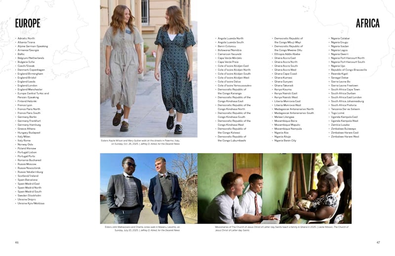 Part of the list of the 506 missions of The Church of Jesus Christ of Latter-day Saints.