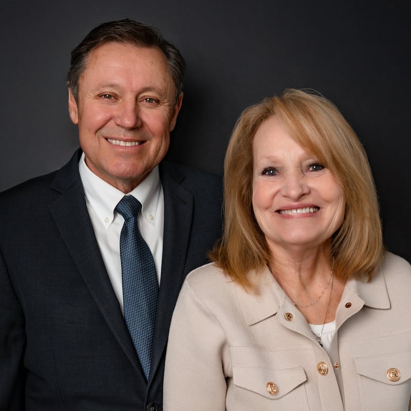 Michael L. Staheli and Linda Staheli, who will serve as president and matron of the new Smithfield Utah Temple when it is dedicated.