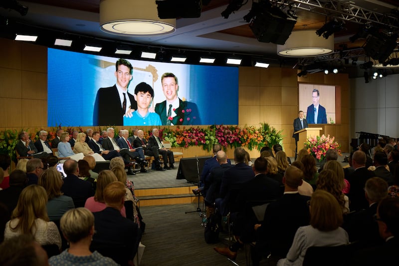 Elder Clark G. Gilbert of the Quorum of the Twelve Apostles speaks at the 2026 Seminar for New Mission Leaders at the Provo Missionary Training Center in Provo, Utah, on June 19, 2026.