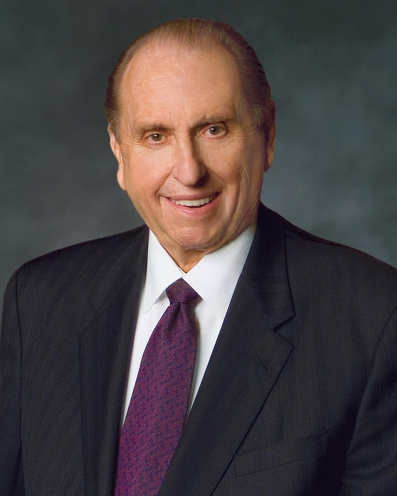 A portrait of former Church President Thomas S. Monson.