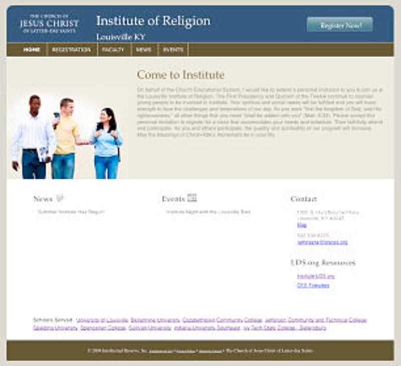 To learn what a resource the Church Educational System Web site is, go to <a href="http://www.ldsces