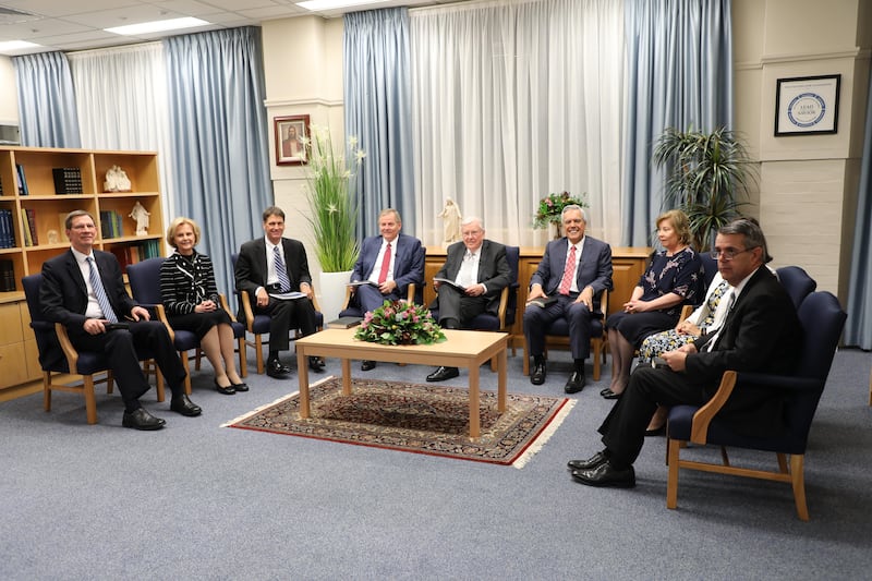 A Facebook Live event was recently hosted in Sydney, Australia, on May 20, 2018, by President M. Russell Ballard, Elder Gary E. Stevenson and Elder Carl B. Cook. They were joined by members of the Pacific Area Presidency — Elder O. Vincent Haleck, Elder Craig A. Cardon and Elder Ian S. Ardern — and their wives — Sister Peggy Haleck, Sister Deborah Cardon and Sister Paula Ardern.