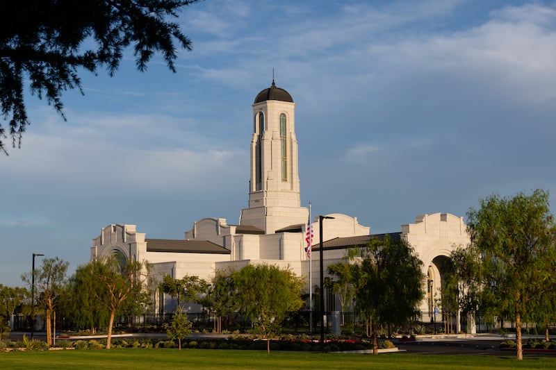 The Modesto California Temple.