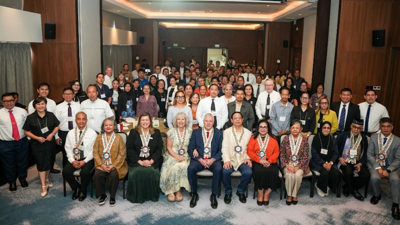 Religious leaders, peace advocates and community representatives gather in Davao City, Philippines, for a religious freedom forum on March 25, 2026.