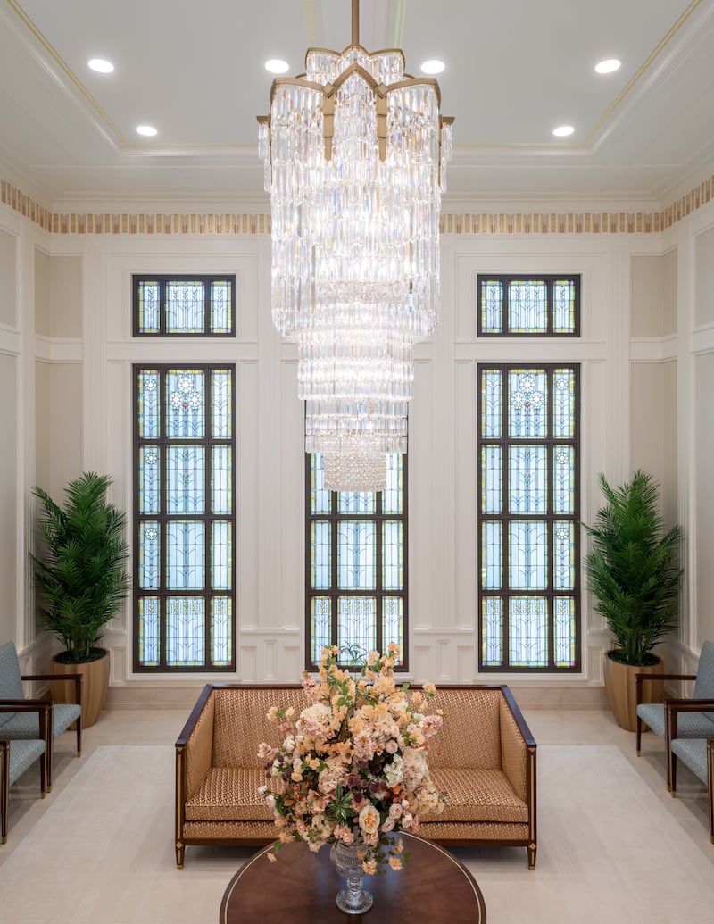 The celestial room of the Wichita Kansas Temple.
