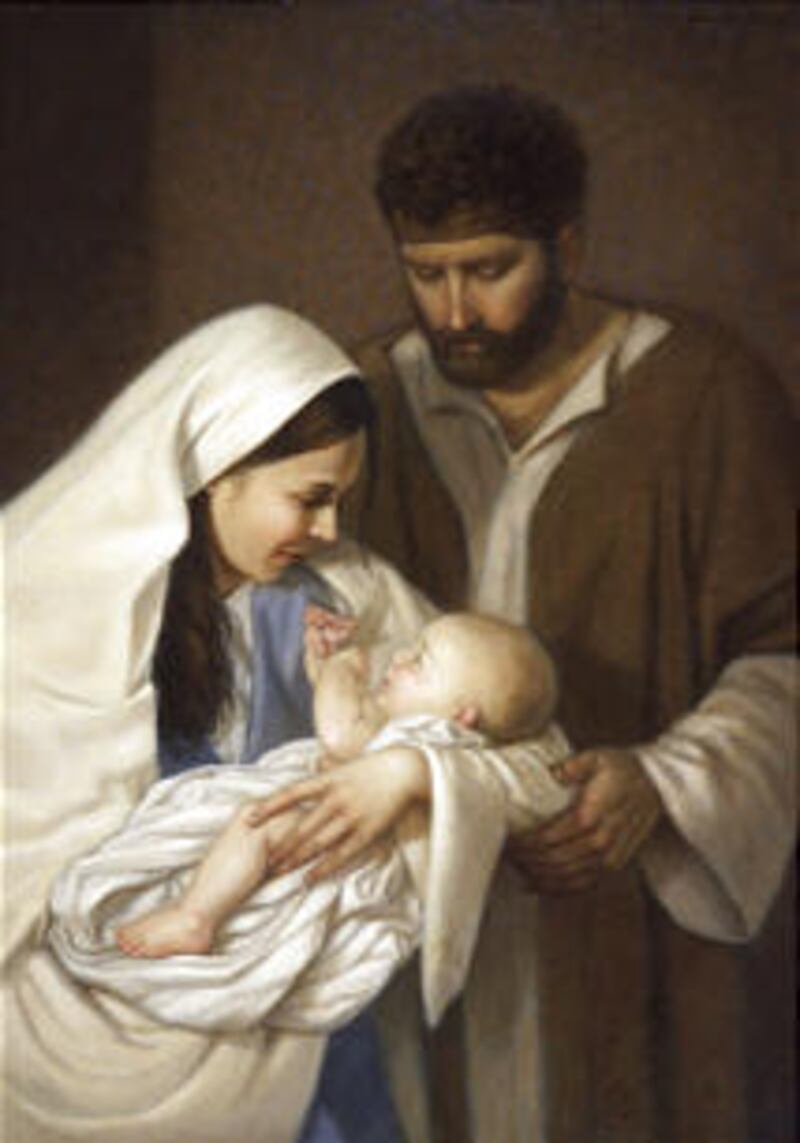 Painting by Lynn Millman Weidinger is among Nativity depictions featured in Church History Museum's