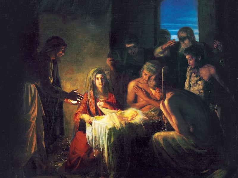 “The Birth of Christ” is by Carl Bloch.