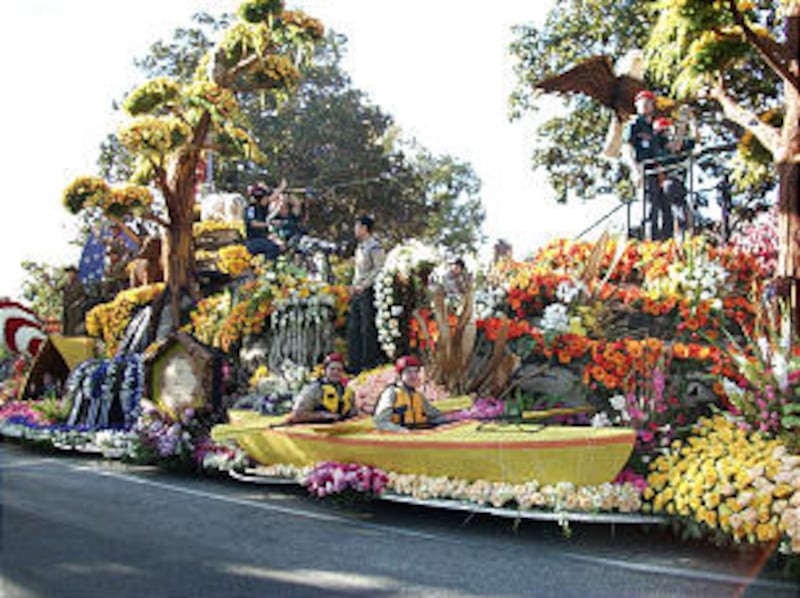300 Eagle Scouts participated in the California Rose Parade.