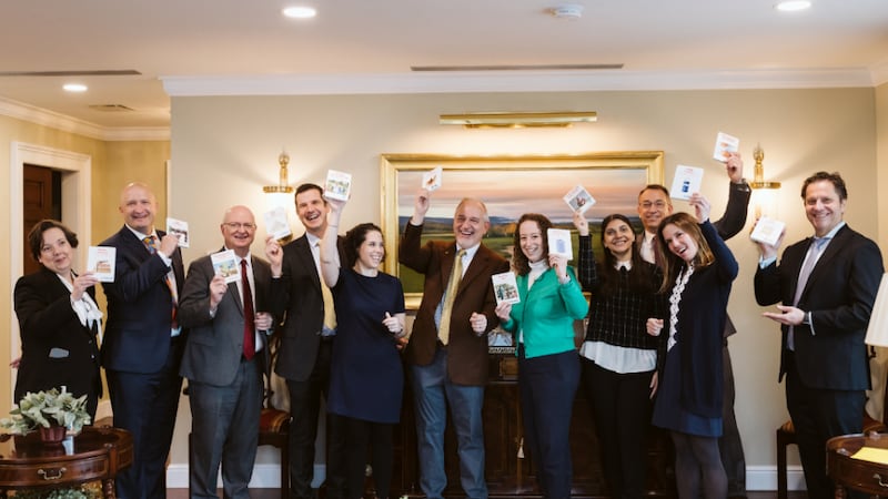 Giving Machines donations handed to global charity partners at a reception in New York